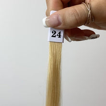 Cargar y reproducir el video en el visor de la galería, Golden Blonde Nano Bead Hair Extensions #24
