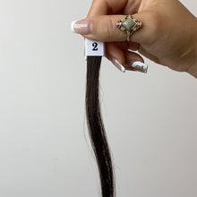 Charger et lire la vidéo dans la visionneuse de la Galerie, Black Brown Clip-In Hair Extensions #2
